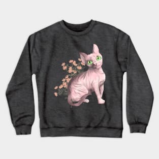 Cat Toon Sphynx Crewneck Sweatshirt